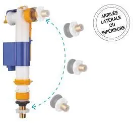 ROBINET FLOTTEUR HYDROL. AL/LAT/INF NF AS0900