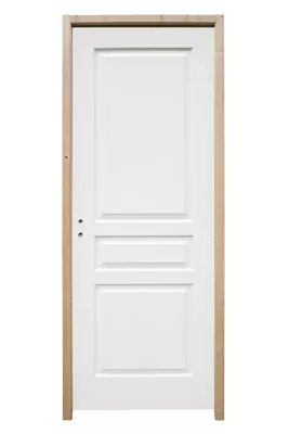 Bloc-porte Ordesa postformé blanc H.204 x l.83 cm, poussant droit