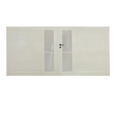 Portail pvc Ciotat blanc - 300 x h.150 cm