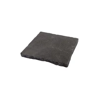 Pavé pierre naturelle vieillie noir 20 x 20 cm, ép.20 mm