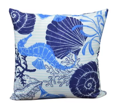 Coussin décor Coquillage 45 x 45 cm Proloisirs