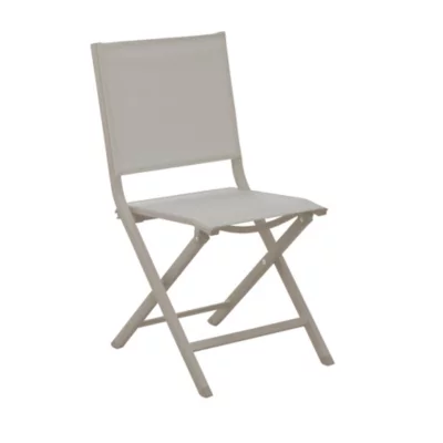 Chaise de jardin Thema coloris crème Proloisirs