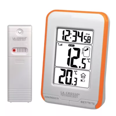 Thermomètre La Crosse Technology, petit écran noir et blanc