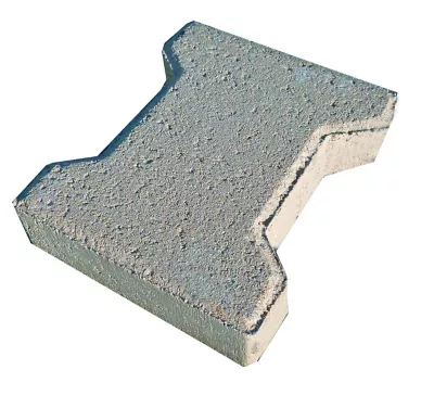 Pavé H gris 19,8 x 16,5 cm, ép.4,5 cm