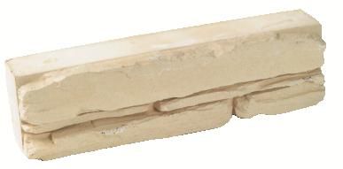 Elément de muret 45 x 12 cm ton pierre