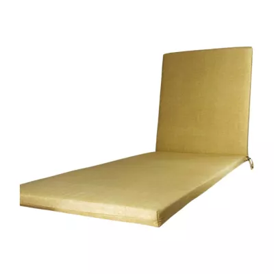Coussin pour bain de soleil Tigo écru L.190 x l.60 cm, ép.5 cm Tendances et Créations