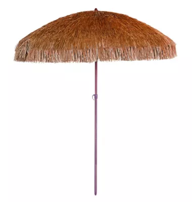 Parasol raphia en acier Diamètre 200 x H.134 cm Tendance et création