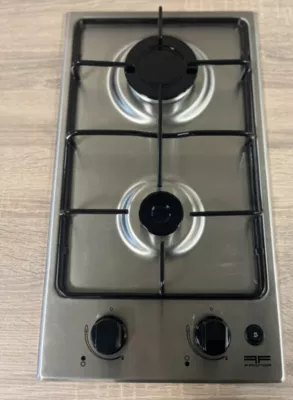 Plaque de cuisson gaz 2 foyers - coloris inox - l.29 x P.51 x H.3,6 cm - Frionor DGINFRI