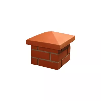 Chapeau de pilier CPL 42 x 42 rouge