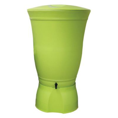 Récupérateur d'eau Floral 300L vert