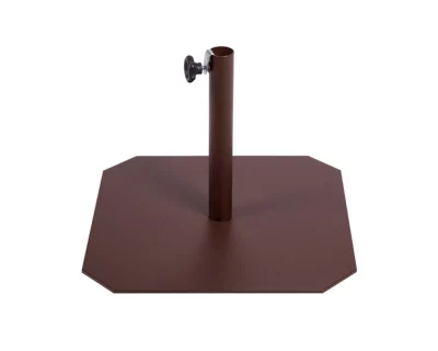 Pied de parasol FIT acier laqué marron