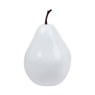 Poire décorative petit modèle blanc
