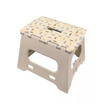 Marchepied 1 marche pliant H.27cm confettis
