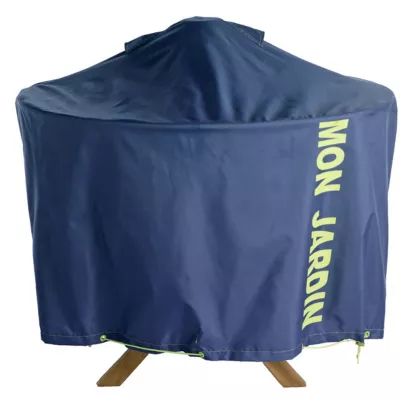 Housse table gris orage diam. 120 cm