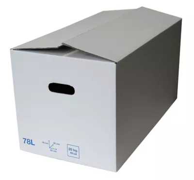 Lot de 15 cartons Castorama 78 L + Marqueur offert