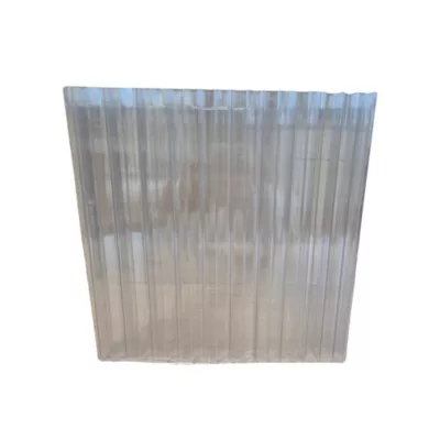 Plaque polycarbonate alvéolaire l.1.25 x L.4m, ep.32 mm, 3.8KG/M2 10 parois Transparente 5pcs