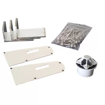 Blister de kit de toiture terasse blanc (lot de 2pcs )