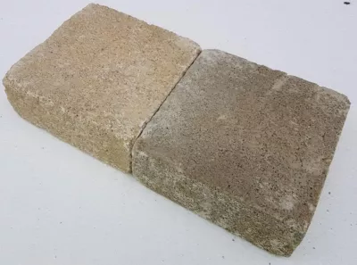 Pavé Cordes carrossable ton pierre 15 x 15 cm, ép.60 mm