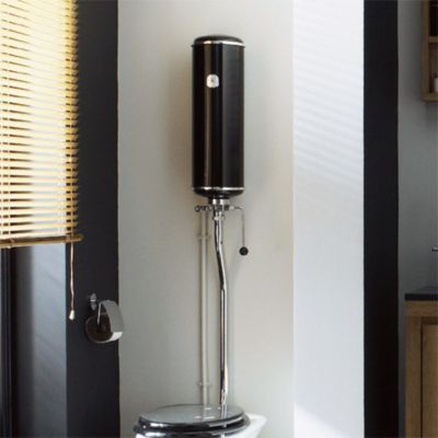 Réservoir de chasse WC noir Griffon