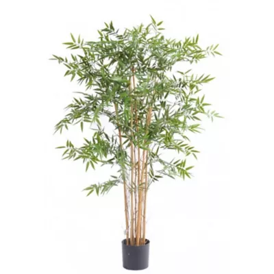 Bambou Japanese artificiel h.150 cm avec pot décoratif