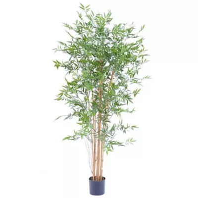 Bambou Japanese artificiel h.180 cm avec pot décoratif