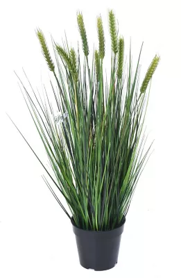 Blé artificiel pot en plastique h.75 cm
