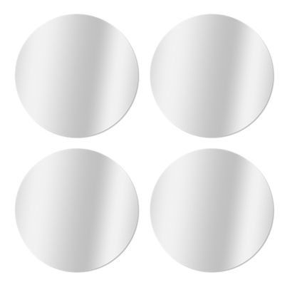 4 miroirs adhésifs ronds ⌀20 cm MPglass