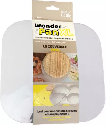 Couvercle en verre pour poêle 23 cm Best of TV Wonderpan
