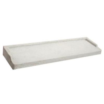 Appui de fenêtre en béton 140 x 35 cm gris