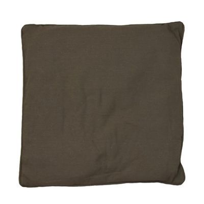Coussin uni taupe 40 x 40 cm