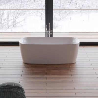 Baignoire îlot ovale Swing 170x80 cm, by Spalina