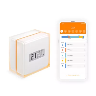 Thermostat connecté et intelligent filaire ou sans fil Netatmo