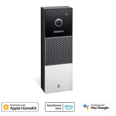 Sonnette vidéo filaire intelligente Netatmo