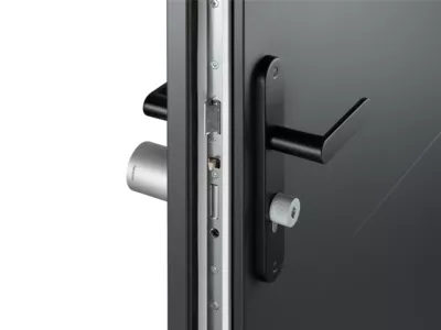 Serrure connectée Netatmo gris l.5cm x H.14,6cm x P.13,3cm