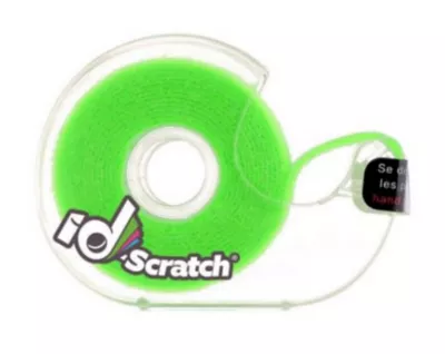 Dévidoir ID Scratch 2 mètres vert fluo