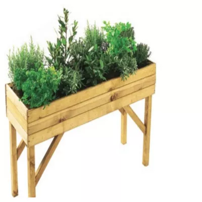 Carré Potager sur Pieds en Bois 120 cm