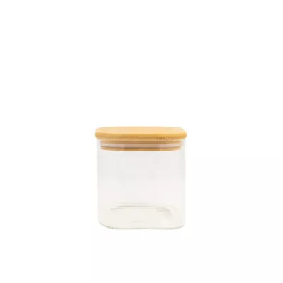 Boîte rectangulaire en verre avec couvercle hermétique 0,8 L
