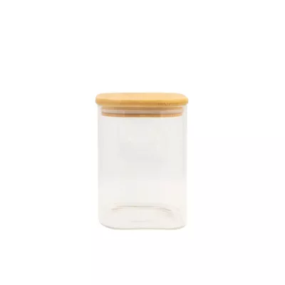Boîte rectangulaire en verre avec couvercle hermétique 1,2 L