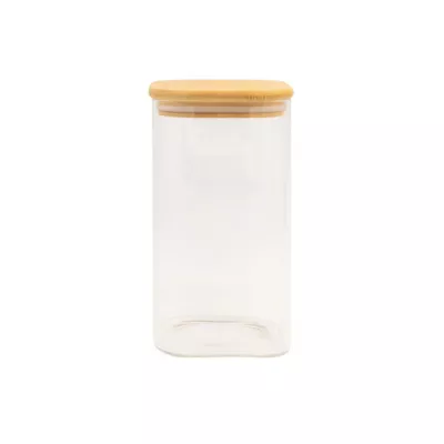 Boîte rectangulaire en verre avec couvercle hermétique 1,6 L