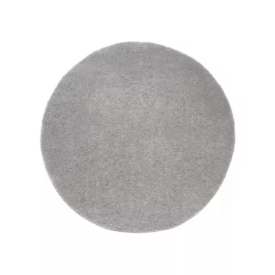 Tapis rond microfibre Markky ⌀120 cm gris