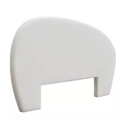Tête de lit en tissu blanc l. 195 cm Homesight Lena