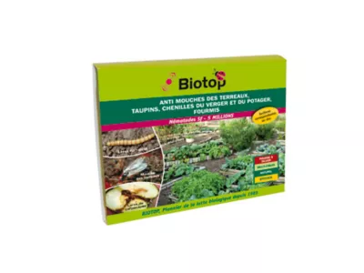 Nématodes Sf contre mouches des terreaux, taupins, chenilles du verger et du potager Biotop (5 millions)