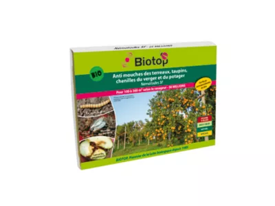 Nématodes Sf contre mouches des terreaux, taupins, chenilles du verger et du potager Biotop (50 millions)