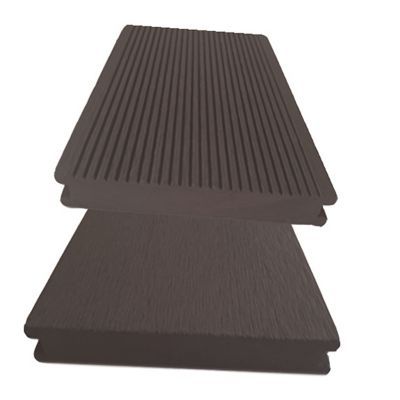 Lame terrasse composite Greendeck WPC PLEINE chocolat L.260 x l.14 cm