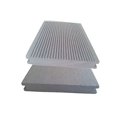 Lame terrasse composite Greendeck WPC PLEINE gris clair L.260 x l.14 cm
