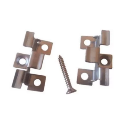 100 clips et vis inox pour lame de terrasse Greendeck promo Océan Gris