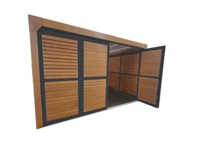Panneau ouvrant repliable pour pergola Green Outside 4m bois vendu par 2