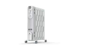 Radiateur à bain d'huile 2000 W, pour 20 m², blanc, l.41,5 x P.25 x H.63,5 cm, Supra Orso 2000 FR9010390B
