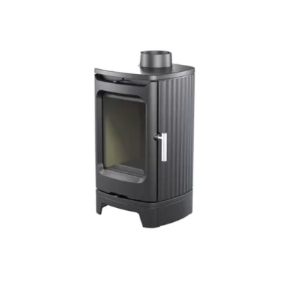 Poêle à bois en fonte Supra France André noir 6 KW 100 m²