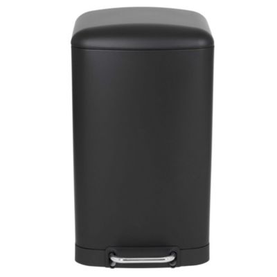 Poubelle de cuisine à pédale Kitchen Move Greenwich noir 40 L